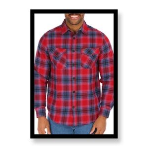 Coleman Men's Outdoor Plaid Print Button Down Shirt